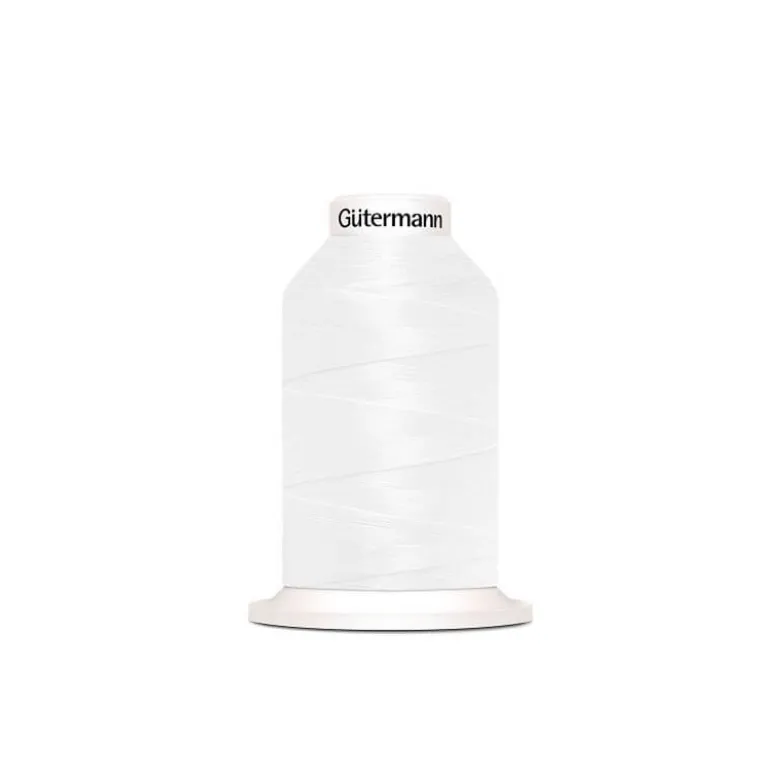 Cône fil Mousse Gutermann Bulky Lock 80 BLANC 1000 m - N°800