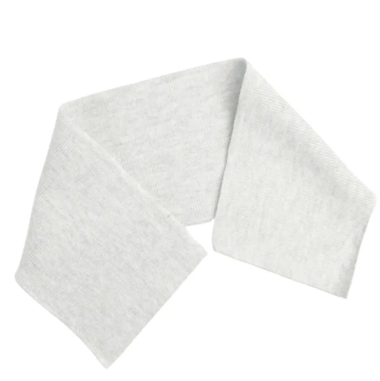 Col de polo gris clair chiné pour Femme - OEKO TEX