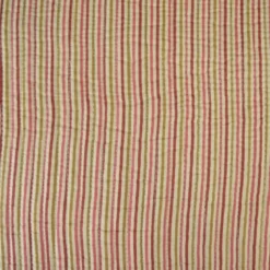 Coton matelassée Bamola motif fleurs Indienne fond écru