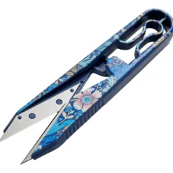 Coupe fils fleuri bleu de 11cm - Par Hobby Gift Create