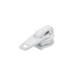 Curseur coloris Blanc pour fermeture éclair maille n°5