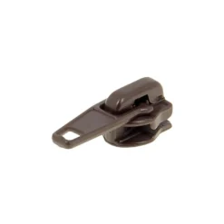 Curseur coloris Marron pour fermeture éclair maille n°5