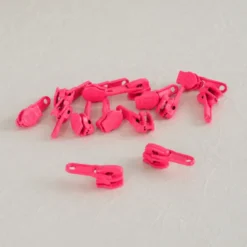 Curseur coloris pour fermeture éclair maille n°3 - Rose fluo