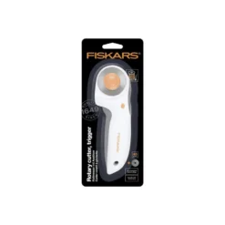 Cutter rotatif à gachette Fiskar 45mm - pour droitier et gaucher