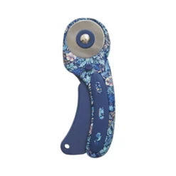 Cutter rotatif 45 mm - Collection fleurs bleues