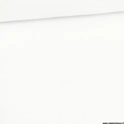 Double gaze de coton Bio uni Blanc -OEKO TEX