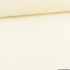 Double gaze de coton Bio uni Ecru -OEKO TEX
