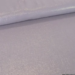 Double gaze de coton irisé Lurex Parme -OEKO TEX