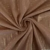 Double gaze de coton irisé Lurex Cognac -OEKO TEX