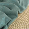 Double gaze de coton irisé Lurex fond Vert céladon -OEKO TEX