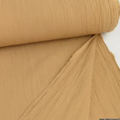 Double gaze grande largeur coloris Camel (280cm) - OEKO TEX