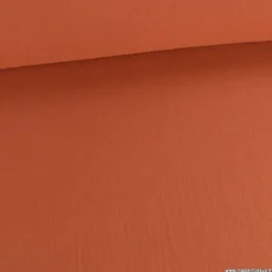 Double gaze grande largeur coloris Terracotta (280cm) - OEKO TEX