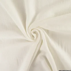 Double gaze grande largeur coloris Blanc cassé Milk (280cm) - OEKO TEX