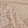 Double gaze Jacques à carreaux Galet et Indigo - OEKO TEX