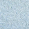 Double gaze matelassée motif fleur d'inspi Indienne Bleu