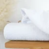 Double gaze plumetis Blanc - OEKO TEX