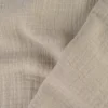 Double gaze Slub effet lin coloris Beige - OEKO TEX