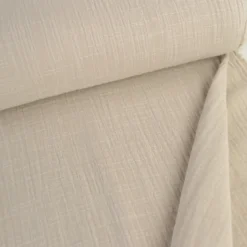 Double gaze Slub effet lin coloris Beige - OEKO TEX