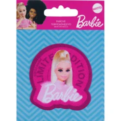 Ecusson thermocollant Barbie tissé
