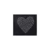 Ecusson thermocollant coeur strass - Rico Design