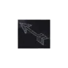 Ecusson thermocollant Flèche strass - Rico Design