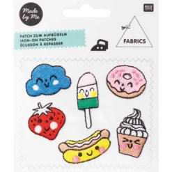 Ecusson thermocollant Visages souriants - Rico Design