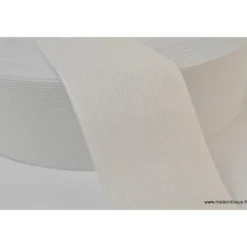 Elastique Maille 60mm Blanc