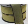Elastique METAL Souple 40mm coloris Noir et lurex Or