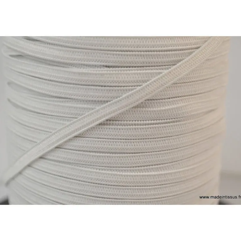 Elastique 3mm Blanc