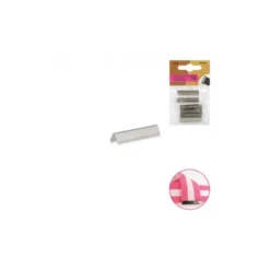 Embout de sangle ou de ceinture 30 mm coloris argent - 5 pièces