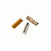 Embout de sangle ou de ceinture 40mm finition acier, doré et argent Bohin