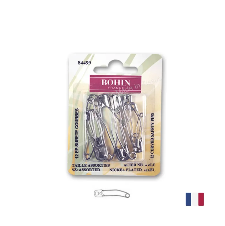 Epingles de sureté courbes Bohin