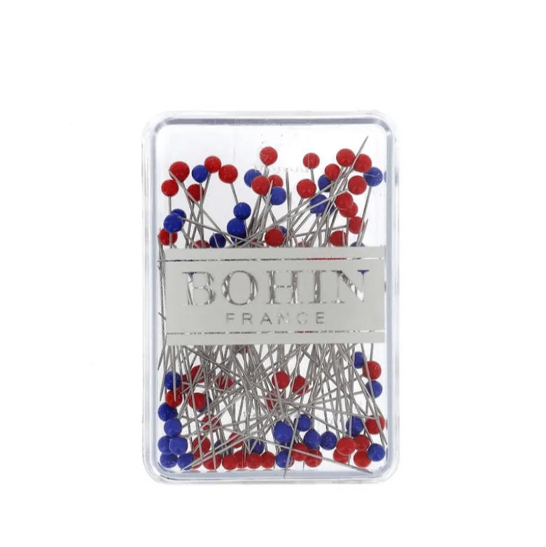 Epingles Ultra Fine - Tête en Verre de Murano Bohin x80