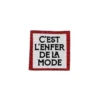 Etiquette tissée - C'est l'Enfer de la mode