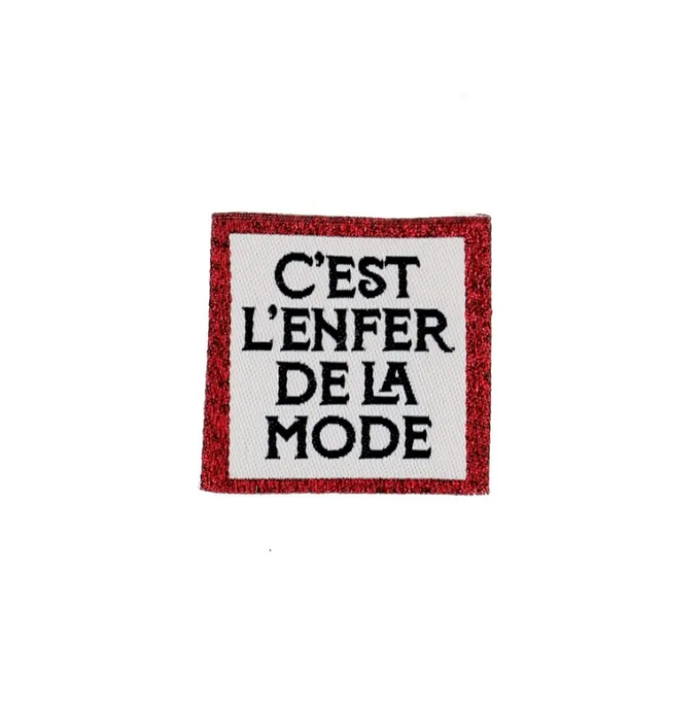 Etiquette tissée - C'est l'Enfer de la mode