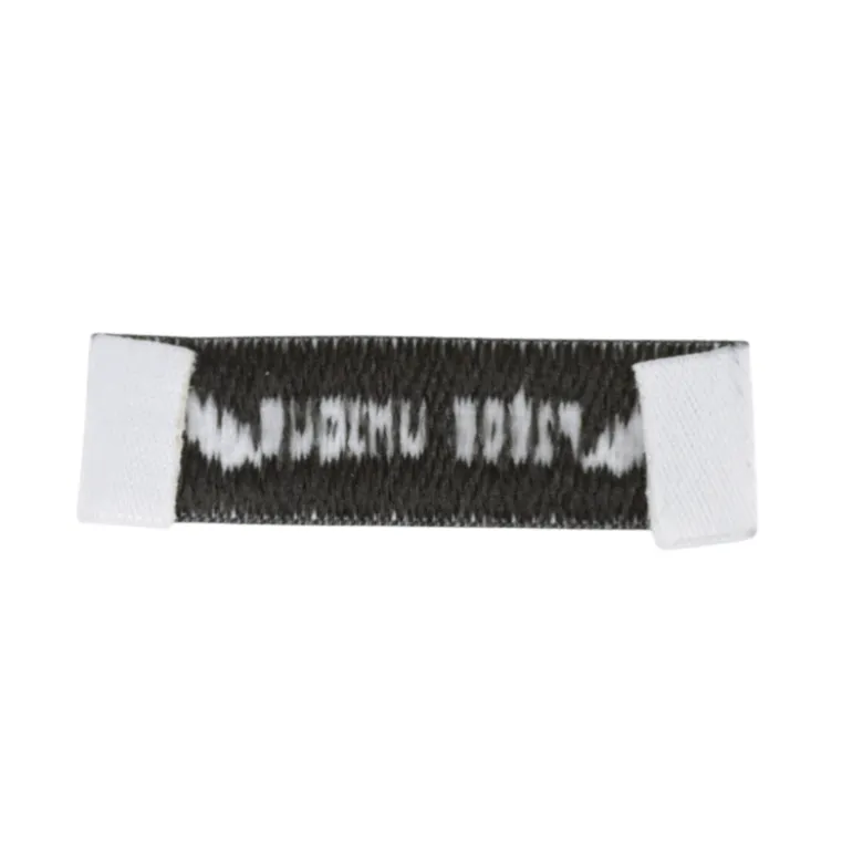 Etiquette tissée pré-pliée à coudre message "PIECE UNIQUE" 14x48mm
