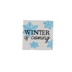 Etiquette tissée - Winter is coming