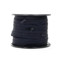 Fermeture éclair au mètre 30mm en nylon Coloris Marine - chaine n°5