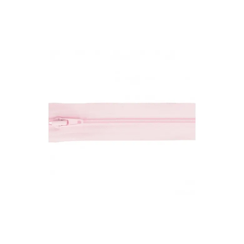 Fermeture éclair au mètre 25mm en nylon Coloris Rose - Chaine n°3
