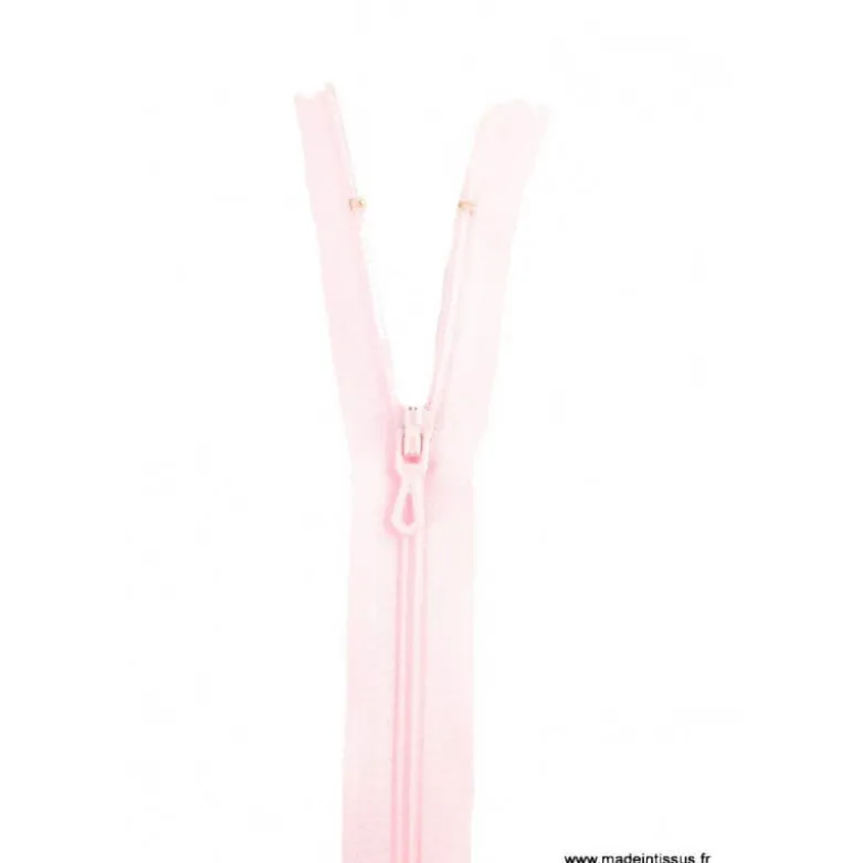 Fermeture éclair en nylon. col 803 Rose