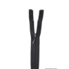 Fermeture éclair Fine et légère en nylon - séparable col 460 Noir Z45