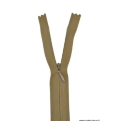 Fermeture éclair invisible en nylon Z41 col 953 Tabac