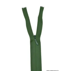 Fermeture éclair invisible en nylon Z41 col 790 Vert lichen