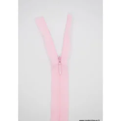 Fermeture éclair invisible en nylon Z41 col 803 Rose