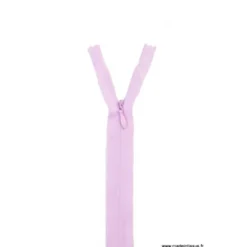 Fermeture éclair invisible en nylon Z41 col 876 Lilas