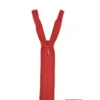 Fermeture éclair invisible en nylon Z41 col 850 Rouge sang