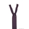 Fermeture éclair invisible en nylon Z41 col 881 Prune