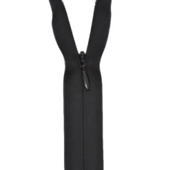 Fermeture éclair invisible en nylon Z41 col 460 Noir