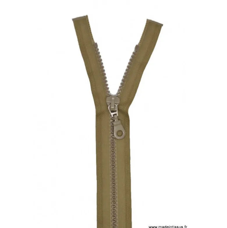 Fermeture éclair Séparable grosse maille 6mm Z54 col 953 Tabac