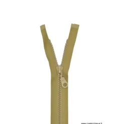Fermeture éclair Séparable grosse maille 6mm Z54 col 945 Beige moyen